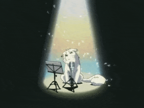 companion dog from excel saga anime singing